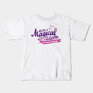 Unicorn Magic - Purple - Pink Kids T-Shirt